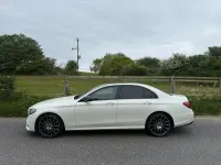 Used Mercedes E350 AMG line 2020 White Sedan