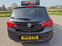 Used Vauxhall Corsa Design Edition 90 HP (66 kW) 2015 Black Hatchback