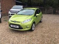 Used Ford Fiesta Zetec 2010 Green Hatchback