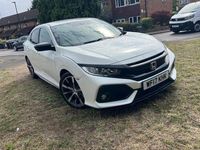 Begagnad Honda Civic SR 129 HK (94 kW) 2017 Vit Halvkombi
