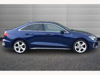Used Audi A3 S-Line 110 HP (80 kW) 2023 Blue Sedan