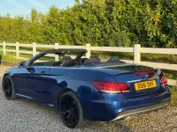 Used Mercedes E220 AMG line 2016 Blue Cabriolet