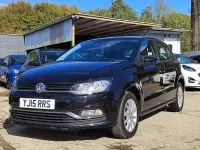 Used VW Polo SE 74 HP (54 kW) 2015 Black Hatchback
