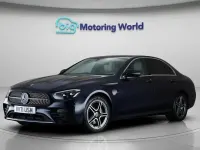 Used Mercedes E300 AMG line 320 HP (235 kW) 2021 Blue Sedan