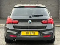 Begagnad BMW 118 M Sport 2017 Svart Halvkombi