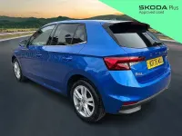 Used Skoda Fabia SE L 85 HP (62 kW) 2025 Race blue metallic Hatchback