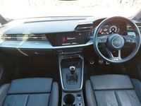 Begagnad Audi A3 S-Line 110 HK (80 kW) 2023 Svart Sedan