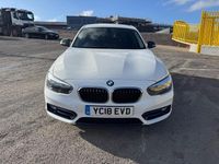Used BMW 118 Sport Line 2018 White Hatchback