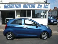 Used Kia Picanto 65 HP (47 kW) 2017 Blue Hatchback