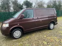 Used VW Transporter 102 HP (75 kW) 2009 Blackberry brown Van