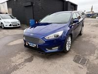 Used Ford Focus Titanium X 125 HP (91 kW) 2017 Blue Hatchback