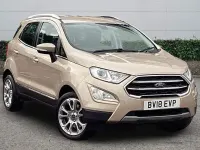 Used Ford Ecosport Titanium 125 HP (91 kW) 2018 Beige SUV