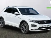 Used VW T-Roc R-line 116 HP (85 kW) 2019 White SUV