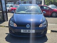 Used VW Golf VII SE 122 HP (89 kW) 2013 Blue Hatchback