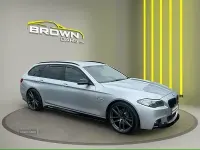 Used BMW 520 M Sport 184 HP (135 kW) 2014 Silver Estate