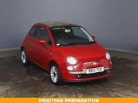 Used Fiat 500C Lounge 69 HP (50 kW) 2013 Red Cabriolet