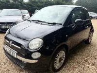 Used Fiat 500 Lounge 85 HP (62 kW) 2012 Black Hatchback