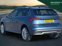 Used Skoda Kamiq SE L 147 HP (108 kW) 2022 Titan blue metallic SUV