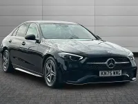 Used Mercedes C200 AMG line 221 HP (162 kW) 2025 Black Sedan