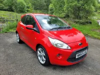 Used Ford Ka Titanium 2013 Red Hatchback