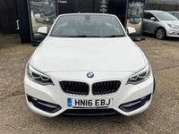 Used BMW 218 Sport Line 134 HP (98 kW) 2016 White Cabriolet