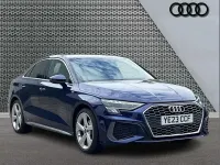 Used Audi A3 S-Line 147 HP (108 kW) 2023 Blue Sedan