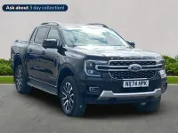 Used Ford Ranger Platinum 240 HP (176 kW) 2024 Black Pickup