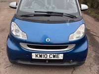 Used Smart ForTwo Cabrio Passion 2010 Blue Cabriolet
