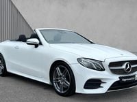 Used Mercedes E220 AMG Line Premium 194 HP (142 kW) 2018 Polar white Cabriolet