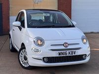 Used Fiat 500 Lounge 69 HP (50 kW) 2016 White Hatchback