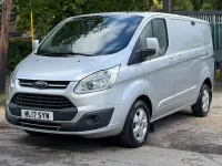 Used Ford Transit Custom Limited 130 HP (95 kW) 2017 Silver Van