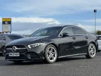 Used Mercedes A180 AMG line 116 HP (85 kW) 2019 Black Sedan