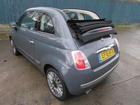 Used Fiat 500C Lounge 69 HP (50 kW) 2015 Grey Cabriolet