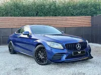 Used Mercedes C220 AMG line 2021 Blue Coupe