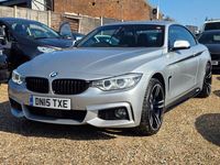 Used BMW 435 M Sport 313 HP (230 kW) 2015 Silver Cabriolet