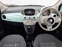 Used Fiat 500 Lounge 69 HP (50 kW) 2016 Green Hatchback