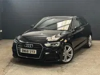 Used Audi A3 Sportback S-Line 150 HP (110 kW) 2018 Black Hatchback