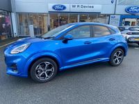Begagnad Ford Puma ST-Line 2024 Blå Halvkombi
