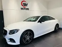 Used Mercedes E220 AMG line 194 HP (142 kW) 2017 White Coupe