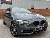 Used BMW 116 Sport Line 136 HP (100 kW) 2014 Grey Hatchback