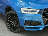 Used Audi Q3 Black Edition 180 HP (132 kW) 2018 Blue SUV