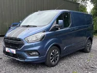Used Ford Transit Custom Sport 185 HP (136 kW) 2021 Blue Van