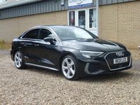 Used Audi A3 S-Line 116 HP (85 kW) 2021 Black Sedan