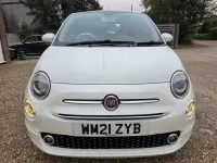 Used Fiat 500 Lounge 70 HP (51 kW) 2021 White Hatchback