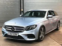 Used Mercedes E220 AMG line 192 HP (141 kW) 2017 Silver Estate