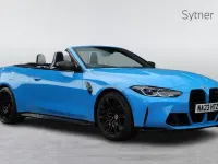 Used BMW M4 Competition Edition 503 HP (369 kW) 2023 Blue Cabriolet