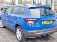 Used Skoda Karoq SE Technology 115 HP (84 kW) 2020 Energy blue SUV
