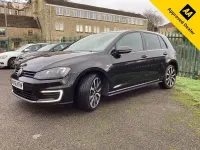 Used VW Golf VII GTE 204 HP (150 kW) 2016 Black Hatchback