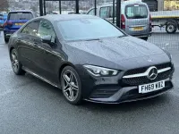 Used Mercedes CLA180 AMG line 2020 Black Coupe