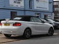 Usado BMW 218 Sport Line 136 CV (100 kW) 2018 Blanco Descapotable